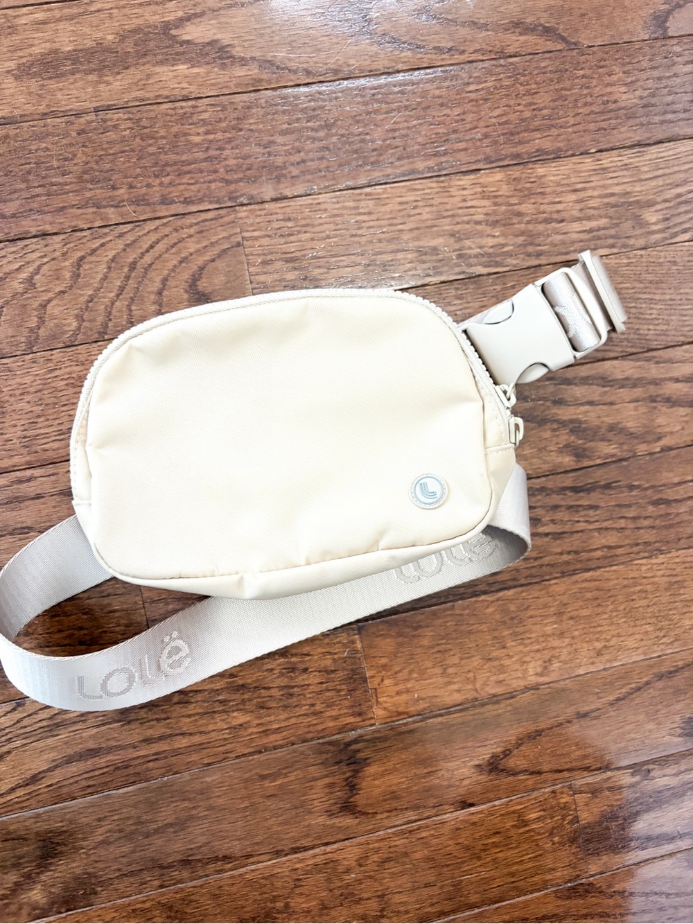 Lole Cream Crossbody Belt Bag